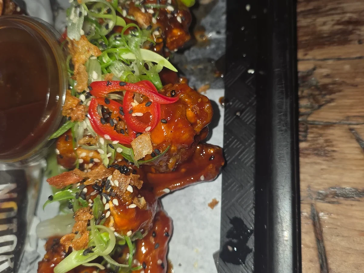 Street food served at event counter